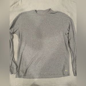 Vuori Waffle Crew, men’s, light grey, XXL